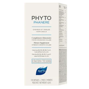 PHYTO PHANERE FORCE CROISSANCE VOLUME Complément Alimentaire 120 Capsules