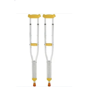 2 BEQUILLE EN ALLUMINIUM REGLABLE ADULTE