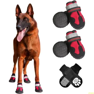 Henri Marcheur - Bottes chien antidérapantes