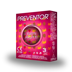 PREVENTOR TUTTI FRUTTI /6 Préservatifs Lubrifiés