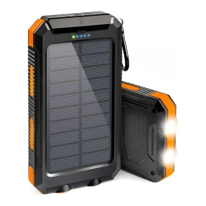 Batterie Externe Avec Chargeur Solaire Pour Téléphones Portables