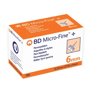 Aiguilles de stylo à Insuline BD Micro-Fine 6mm