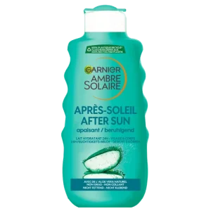GARNIER AMBRE SOLAIRE Lait Hydratant Après Soleil à l’Aloe Vera 200ml