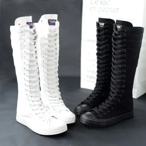 Bottes femmes en toile Roggy
