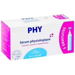 SERUM PHYSIOLOGIQUE 5*40