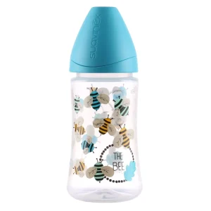Biberon avec tétine ronde 270 ml 0m+ latex
