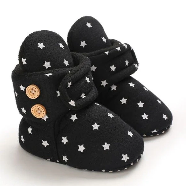 Chaussons Bébé en Polaire avec Scratch – Image 3