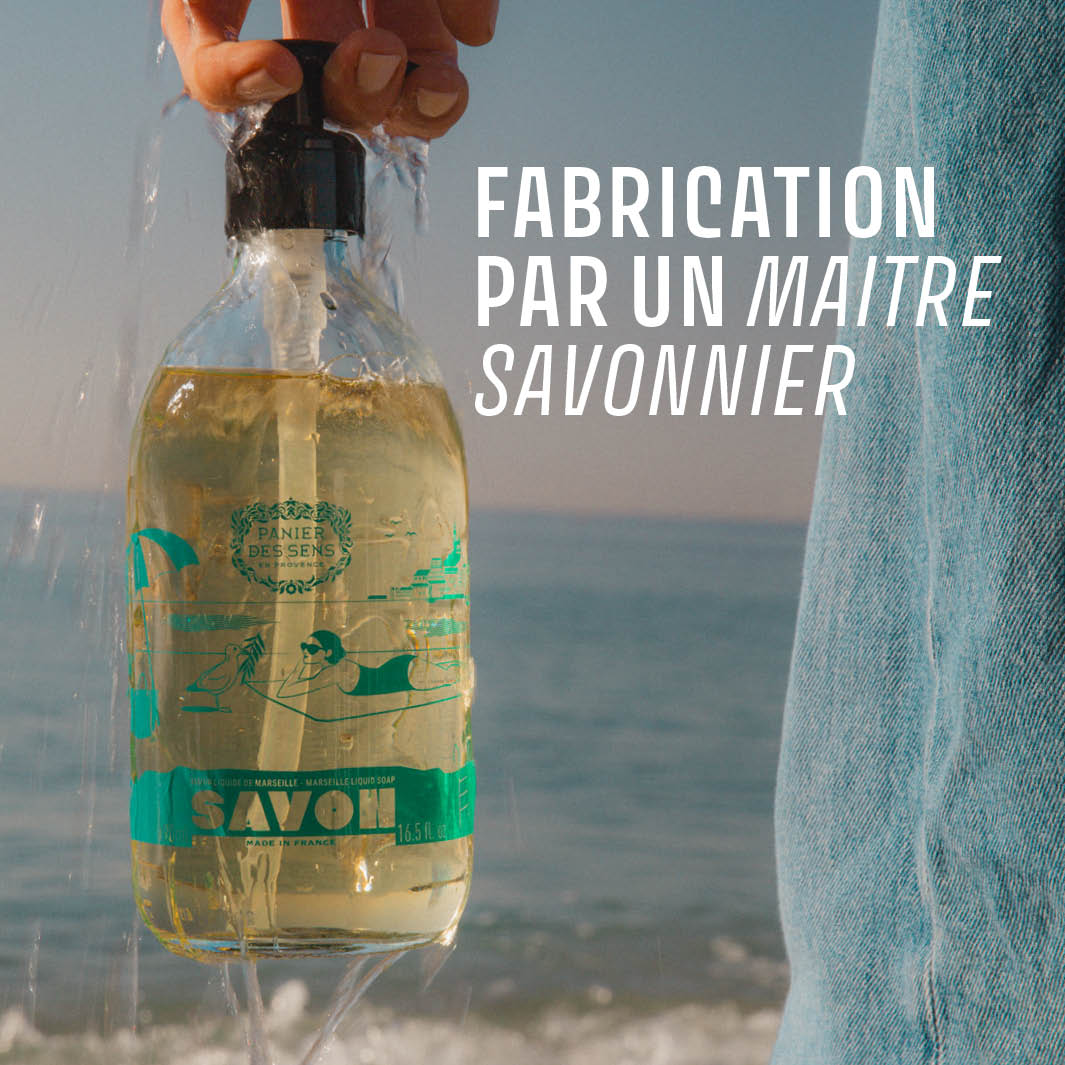 Savon liquide de Marseille Olive 490ml – Image 7