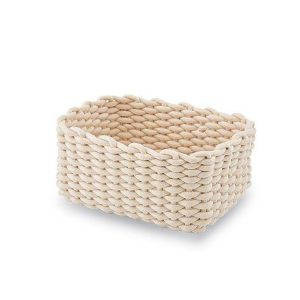 Panier à Linge Design en Corde Chic