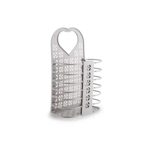 Panier à linge Suspendu Gris forme Cœur
