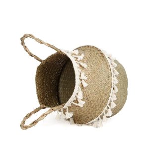 Panier Rétractable en Jonc de Mer