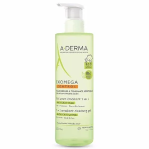 A-DERMA EXOMEGA CONTROL Gel lavant émollient anti-grattage  500ml